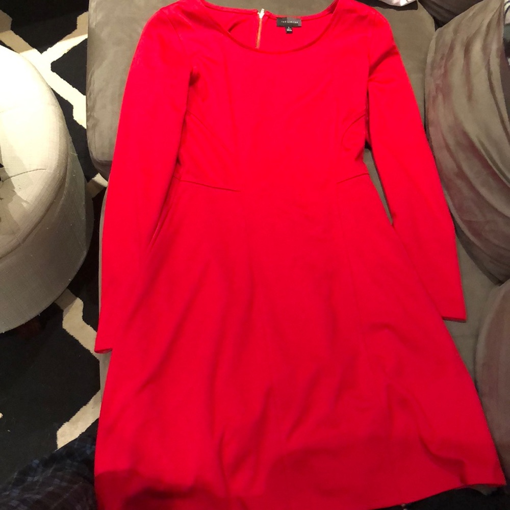 The Limited Red Skater Dress - Size Small